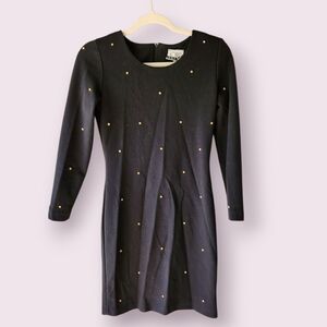 90s Black Mini Dress- Size  6
